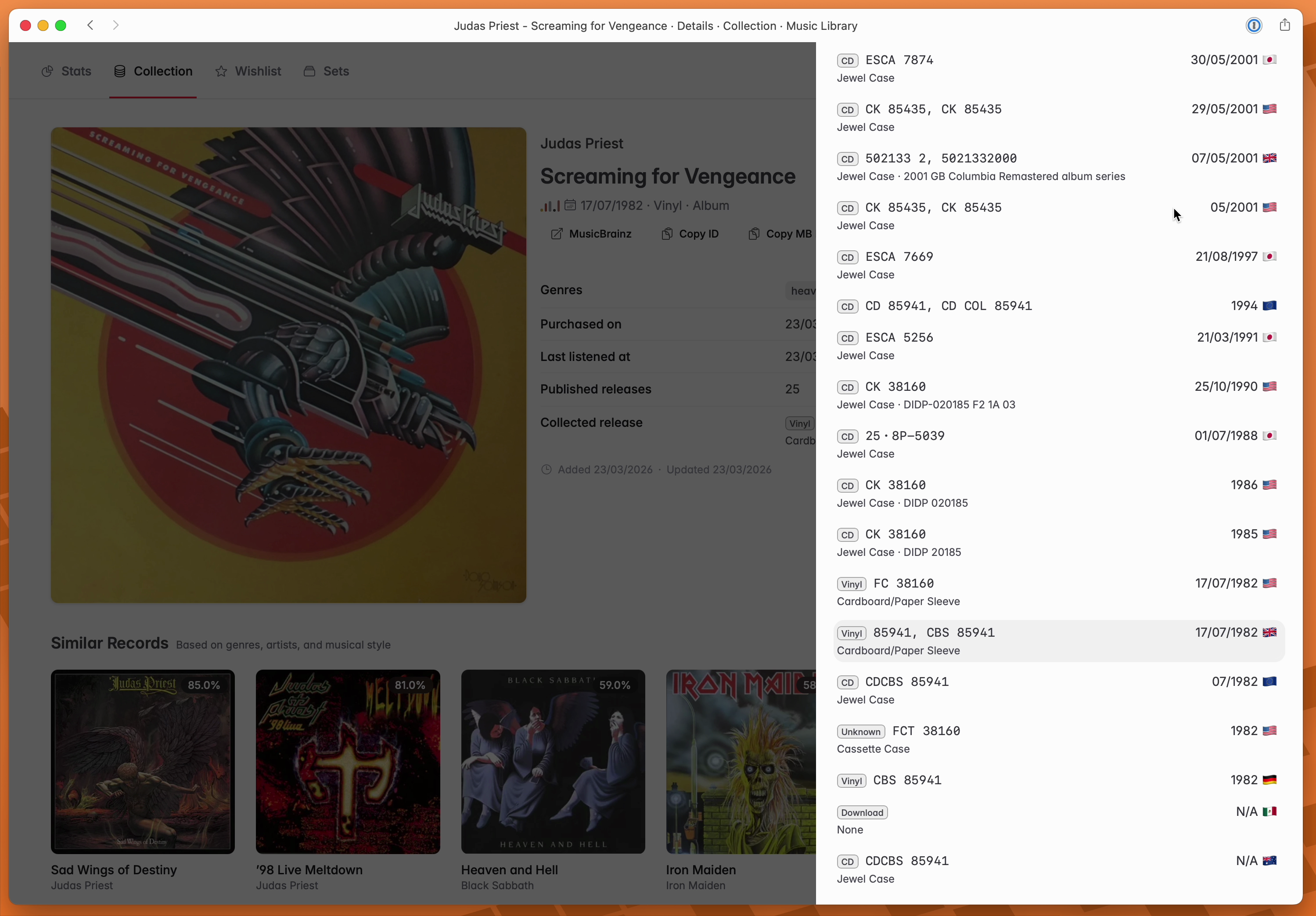 Record releases